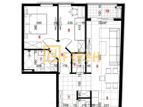 Izdavanje, dvosoban stan, 67m², Dalmatinska ulica, Podgorica - image 5