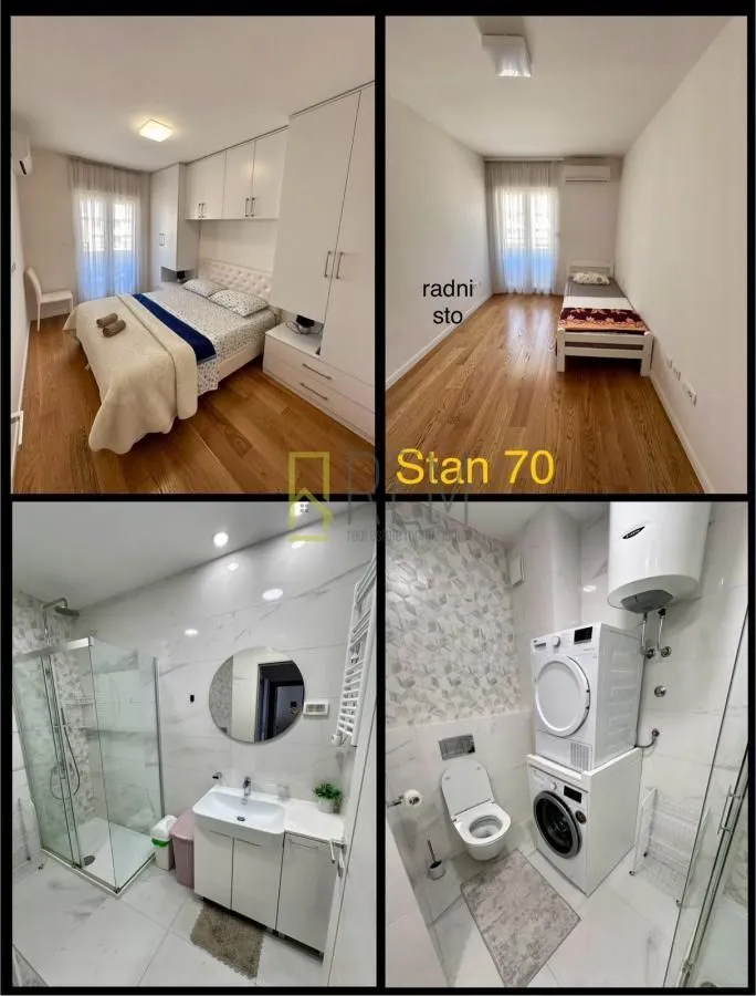 Rent, two bedroom apartment, 68m², Central Point, Podgorica