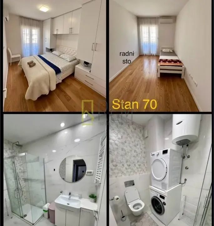 Rent, two bedroom apartment, 68m², Central Point, Podgorica