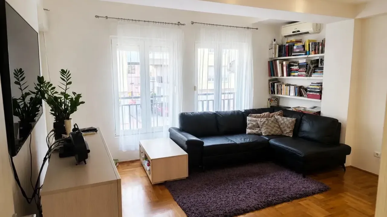 Rent, two bedroom apartment, 62m², Blok 9, Podgorica