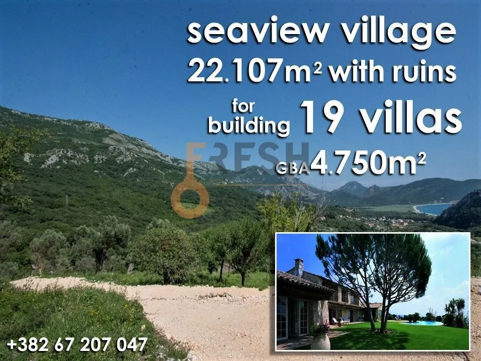 Prodaja, plac, 22107m², Budva, Crna Gora