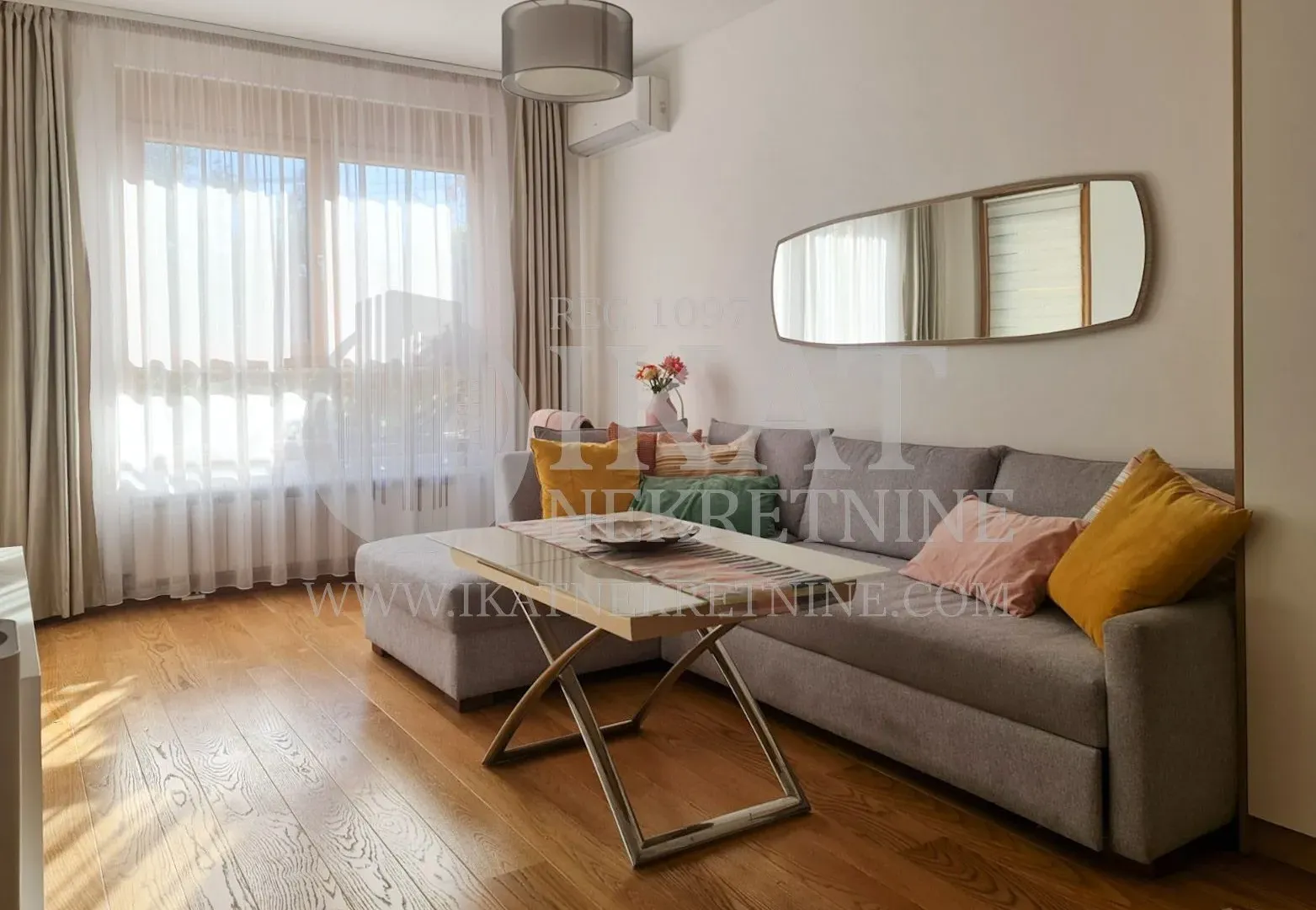 Rent, two bedroom apartment, 62m², Novi Beograd Blok 65, Novi Beograd Sve Podlokacije