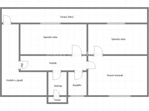 Sale, one bedroom apartment, 54m², Centar, Novi Sad