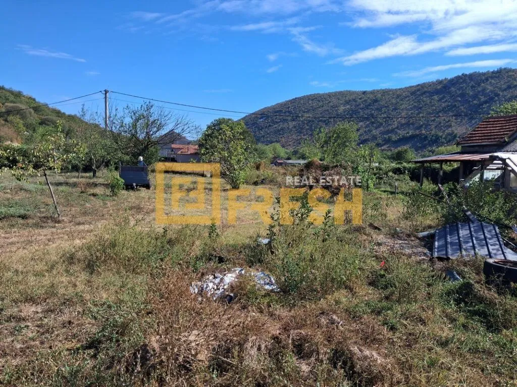 Pogled na prostrano dvorište i okolnu prirodu.