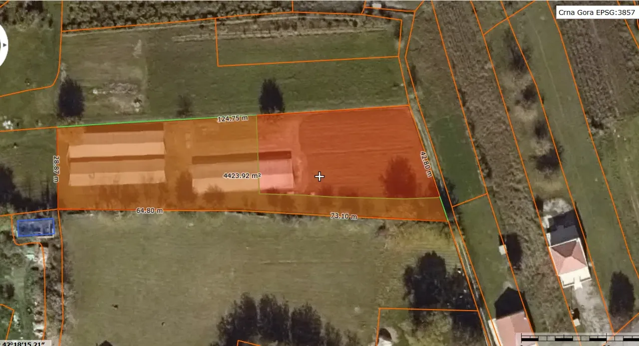 Prodaja, plac, 4510m², Bijelo Polje, Podgorica