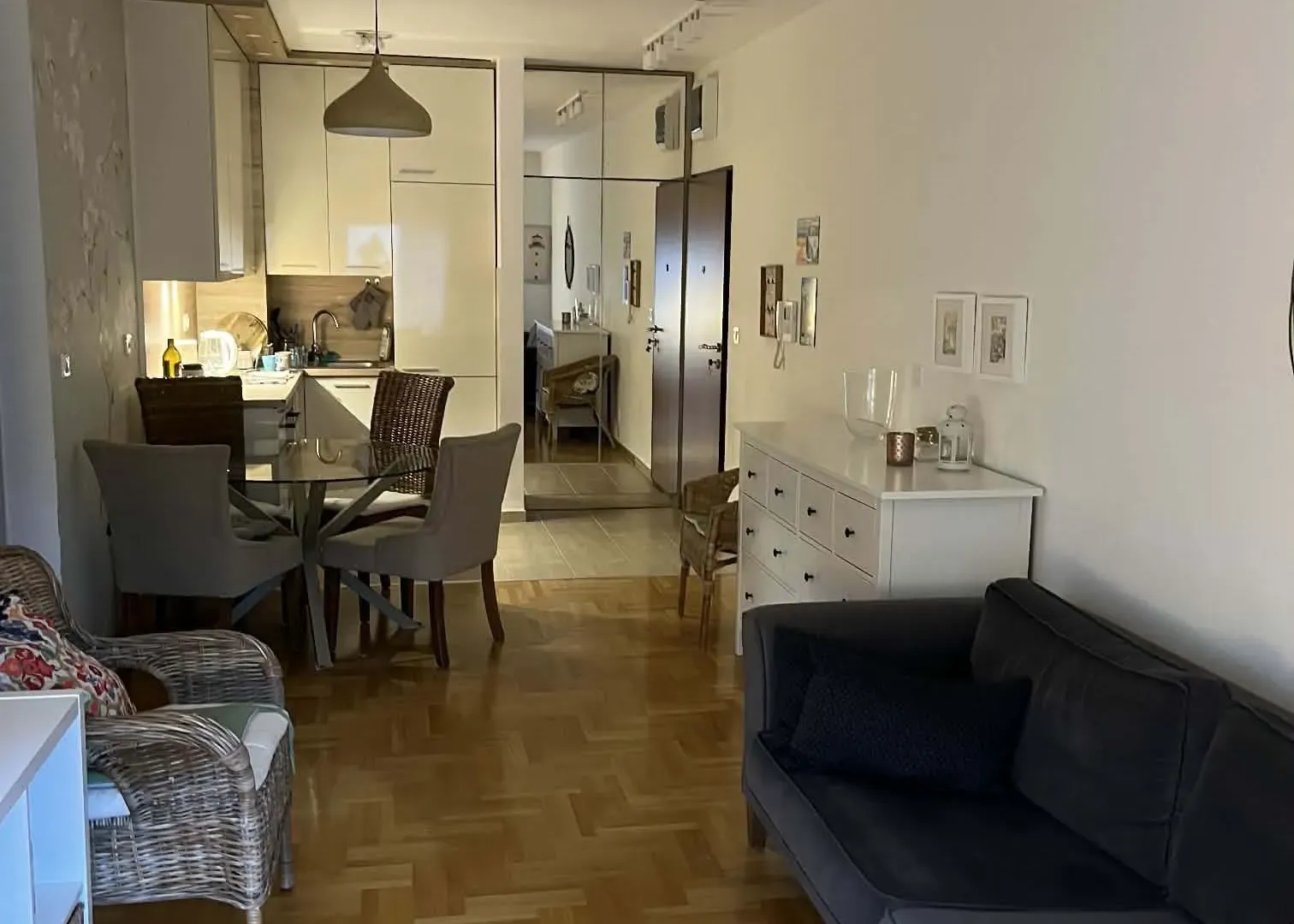 Rent, two bedroom apartment, 53m², Maslinjak, Budva
