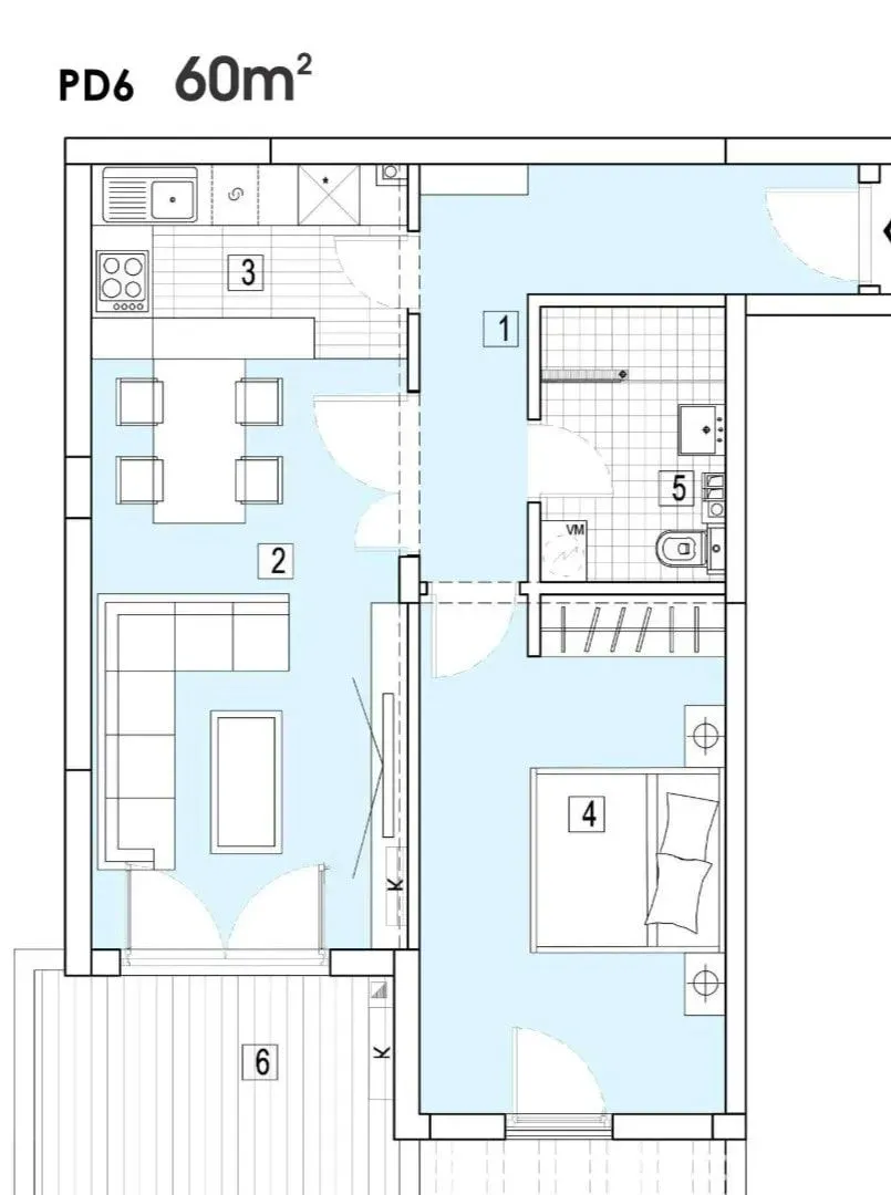 Sale, apartment, 60m², Dobrota, Kotor