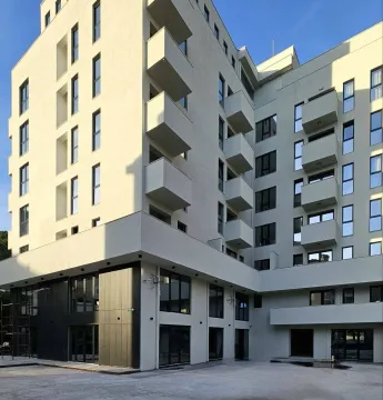 Spoljašnji izgled moderne stambene zgrade sa terasama. - image 2