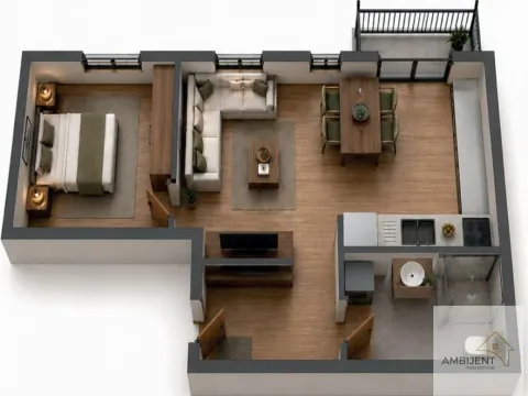 Sale, two bedroom apartment, 41m², Dušanovac, Voždovac Sve Podlokacije - image 6