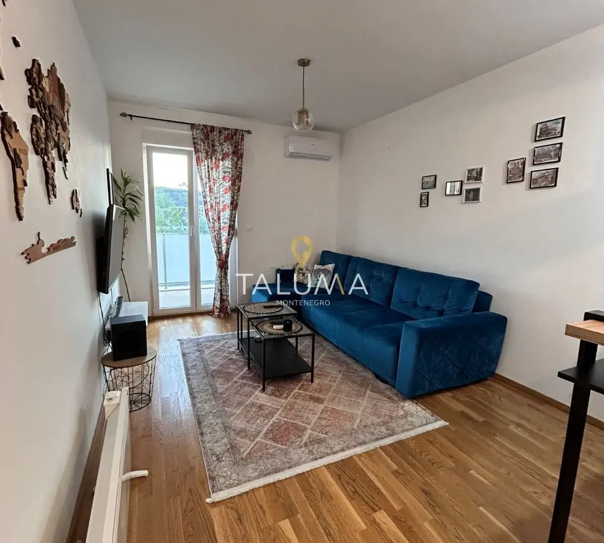 Rent, one bedroom apartment, 42m², Zabjelo, Podgorica