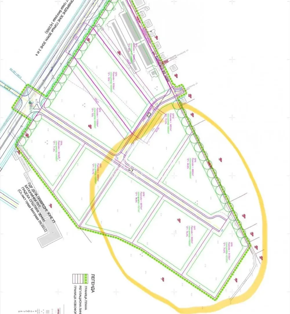 Prodaja, plac, 10000m², Batajnica, Beograd