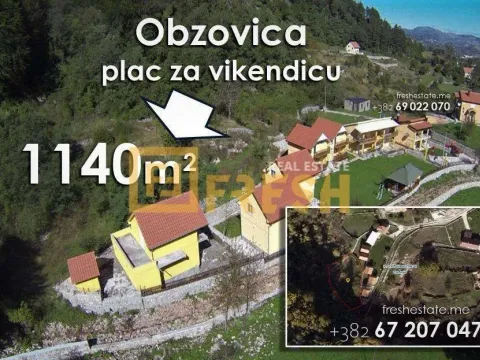 Sale, land lot, 1140m², Cetinje, Crna Gora