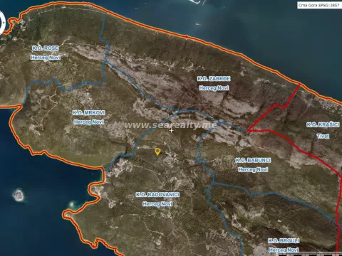 Prodaja, plac, 600m², Radovanići, Herceg Novi