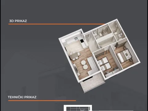 Sale, one bedroom apartment, 47m², Gornja Gorica, Podgorica - image 6