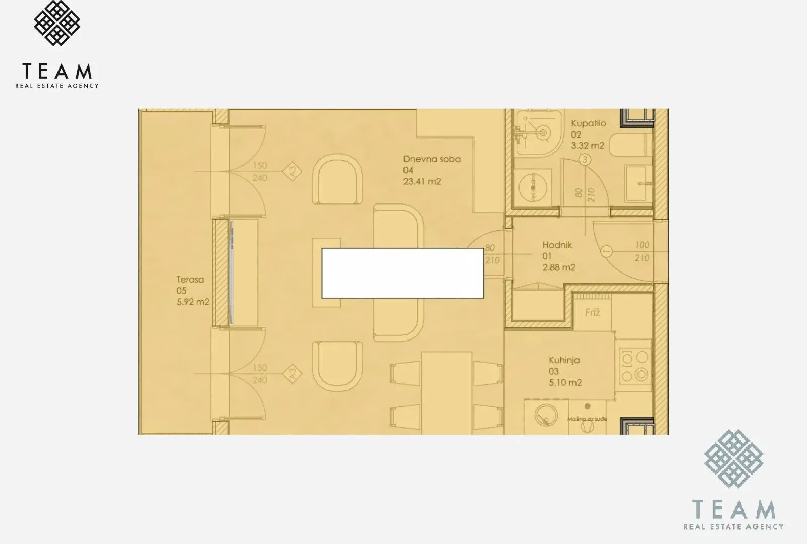 Sale, studio apartment, 40m², Ljubović, Podgorica