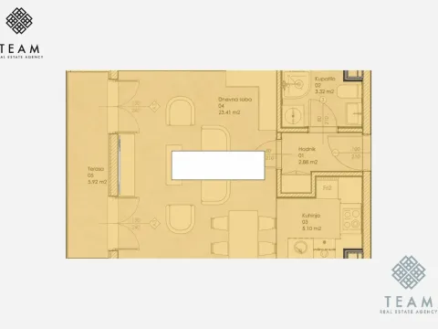 Sale, studio apartment, 40m², Ljubović, Podgorica - image 10