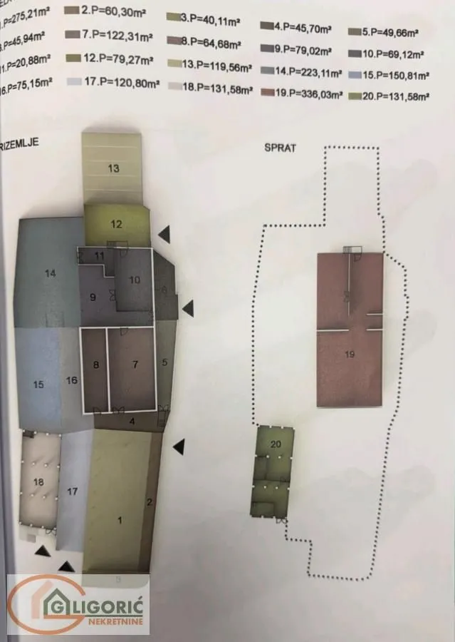 Sale, office space, 2229m², Kneževac, Beograd