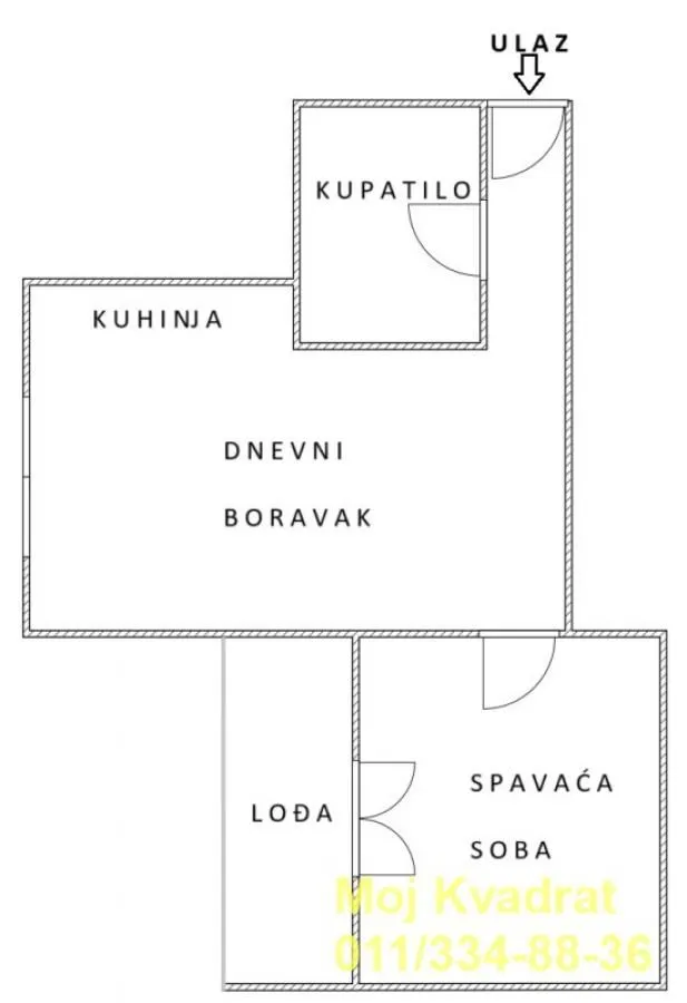 Prodaja, jednosoban stan, 38m², Hadzipopovac, Palilula Sve Podlokacije