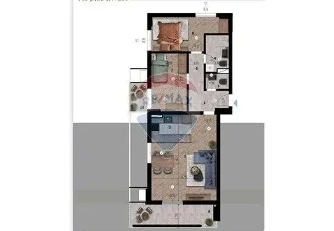 Sale, two bedroom apartment, 78m², Centar, Bar - image 3