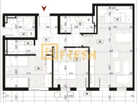 Prodaja, dvosoban stan, 68m², Zabjelo, Podgorica - image 6