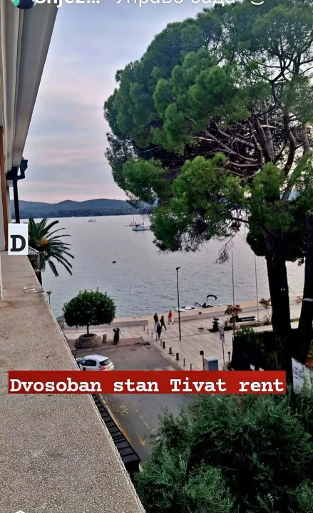 Izdavanje, dvosoban stan, 65m², Centar, Tivat