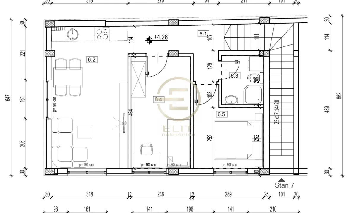 Prodaja, dvosoban stan, 56m², Telep, Novi Sad Sve Podlokacije