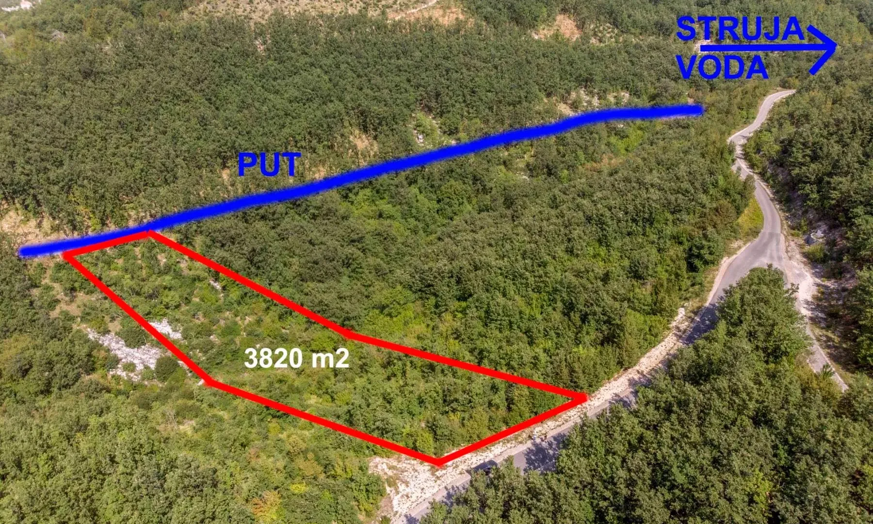 Prodaja, plac, 3820m², Danilovgrad, Crna Gora
