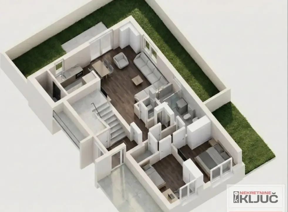 Sale, three bedroom apartment, 69m², Sremska Kamenica, Petrovaradin