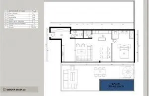 Sale, two bedroom apartment, 148m², Lazi, Budva