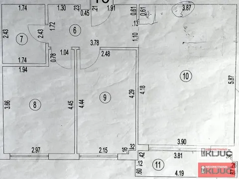 Sale, three bedroom apartment, 60m², Sajmište, Novi Sad - image 11