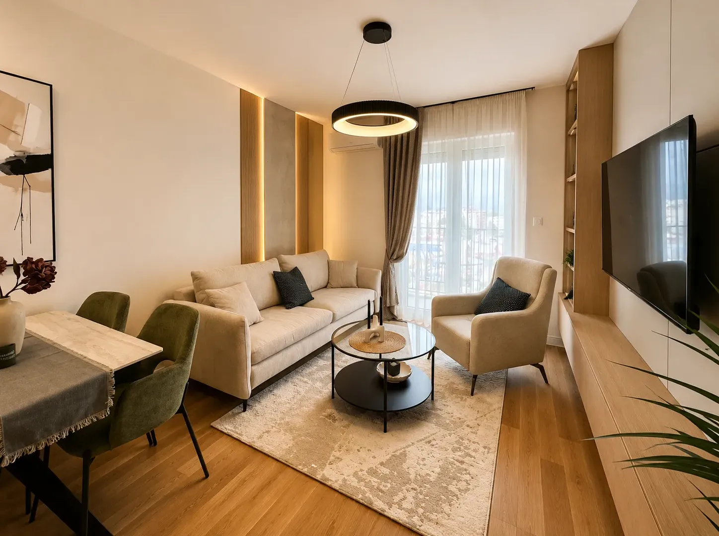 Izdavanje, jednosoban stan, 43m², Zabjelo, Podgorica