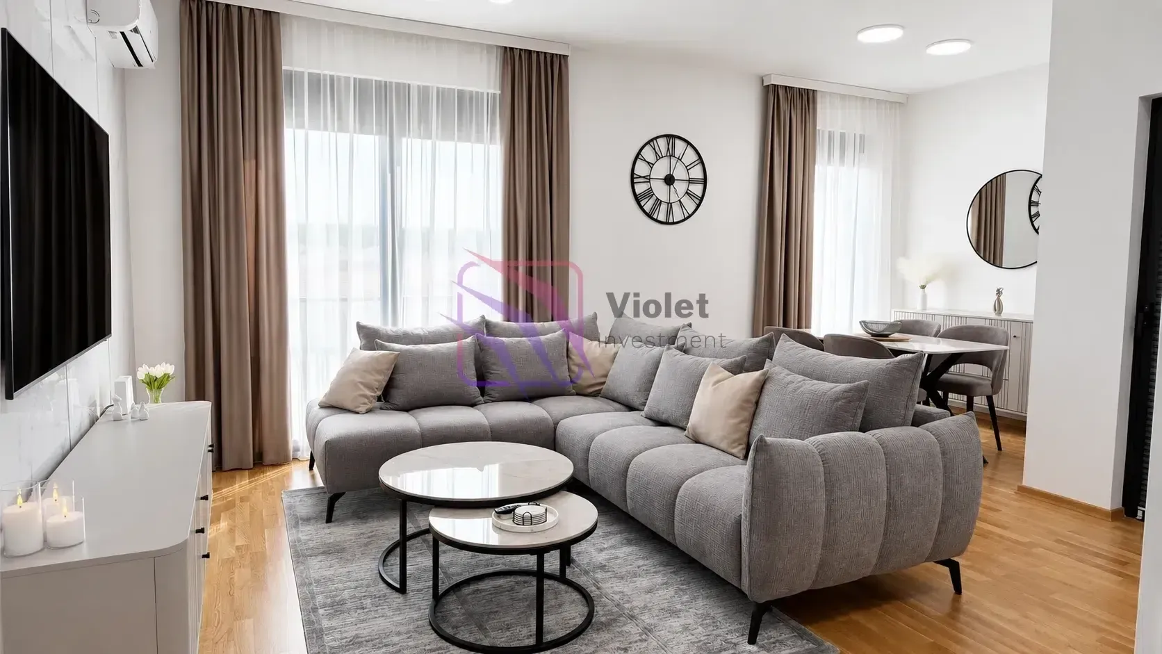 Rent, two bedroom apartment, 68m², Zabjelo, Podgorica