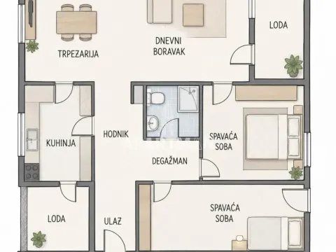 Prodaja, dvosoban stan, 80m², Novi Beograd Blok 62, Novi Beograd Sve Podlokacije - image 17