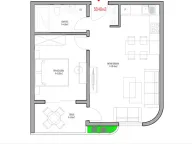 Sale, one bedroom apartment, 50m², Centar, Ulcinj - image 2