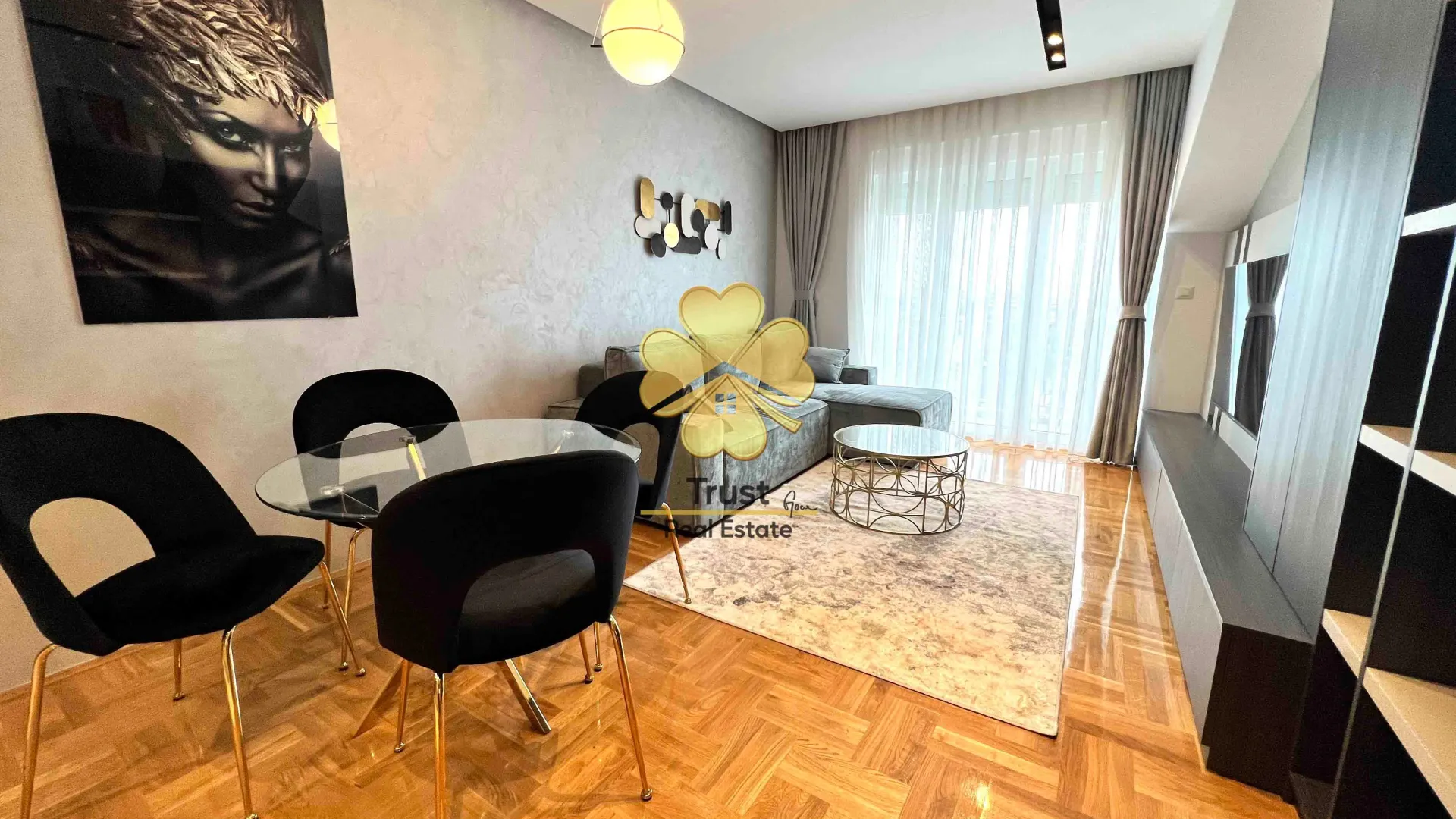 Rent, one bedroom apartment, 50m², Stari Aerodrom, Podgorica