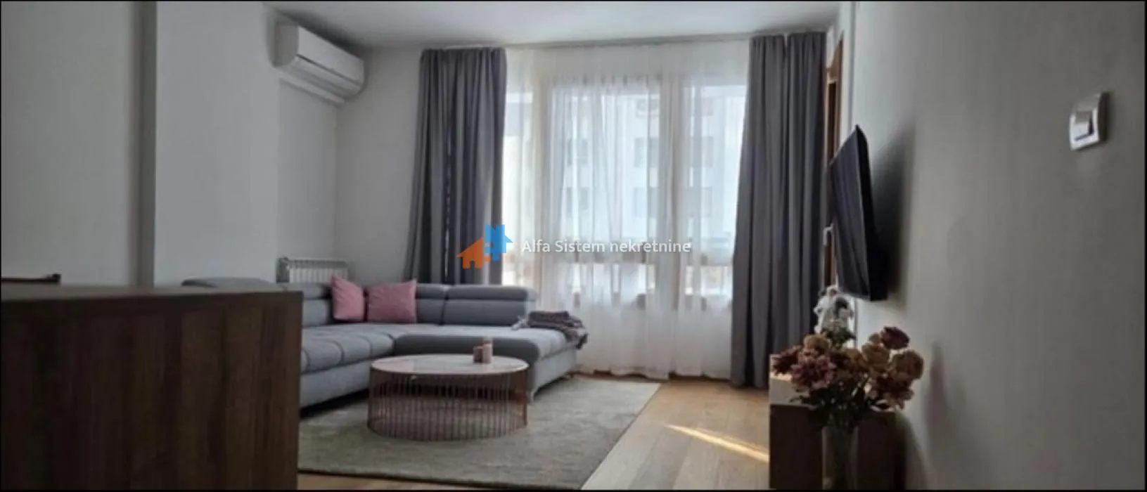 Izdavanje, dvosoban stan, 55m², Novi Beograd Blok 65, Novi Beograd Sve Podlokacije