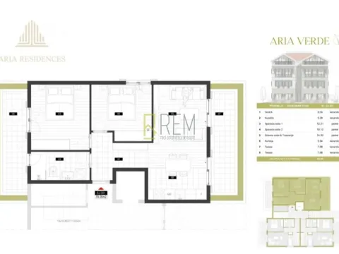 Prodaja, dvosoban stan, 60m², Mrčevac, Tivat - image 4