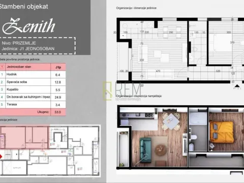 Prodaja, jednosoban stan, 53m², Momišići, Podgorica - image 5