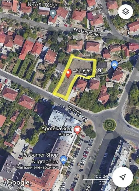 Prodaja, plac, 1300m², Gorica C, Podgorica