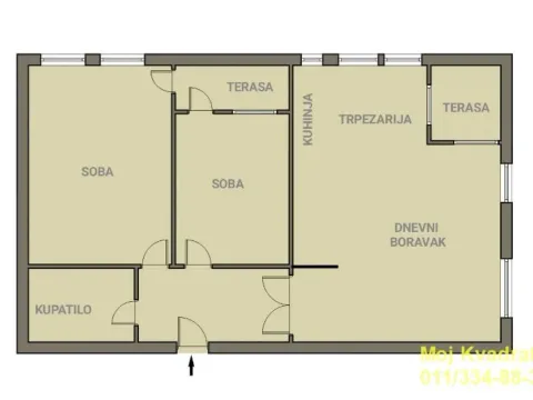 Prodaja, trosoban stan, 57m², Južni Bulevar, Vračar Sve Podlokacije - image 19