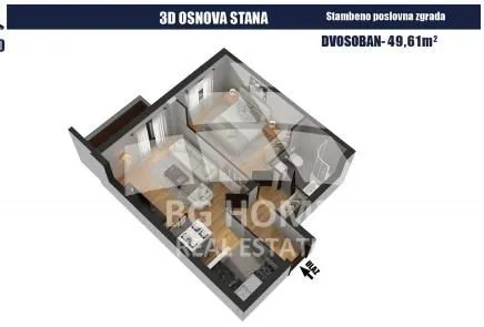 Sale, two bedroom apartment, 50m², Lučani, Srbija - image 3