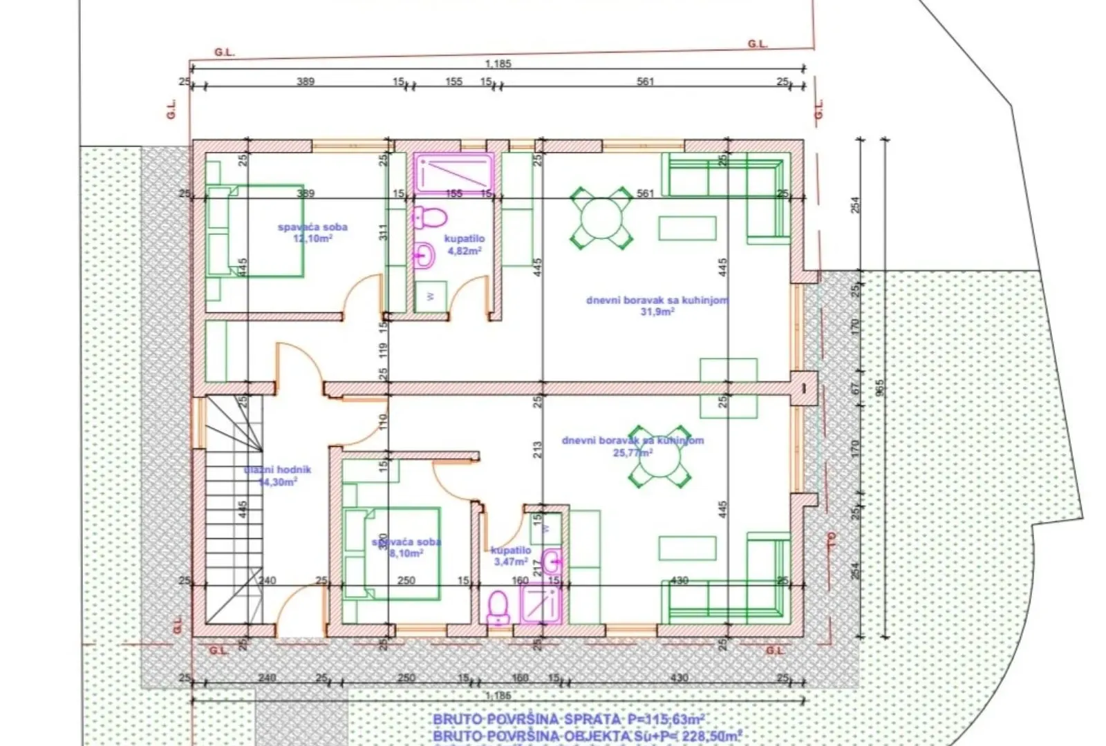 Sale, house, 303m², Radovići, Tivat