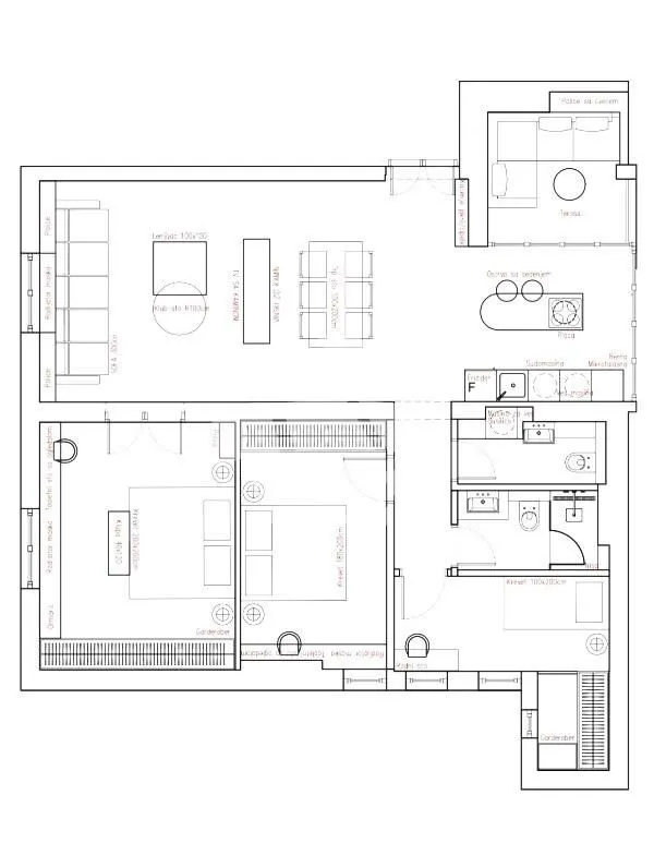 Prodaja, četvorosoban stan, 101m², Vračar Sve Podlokacije, Beograd