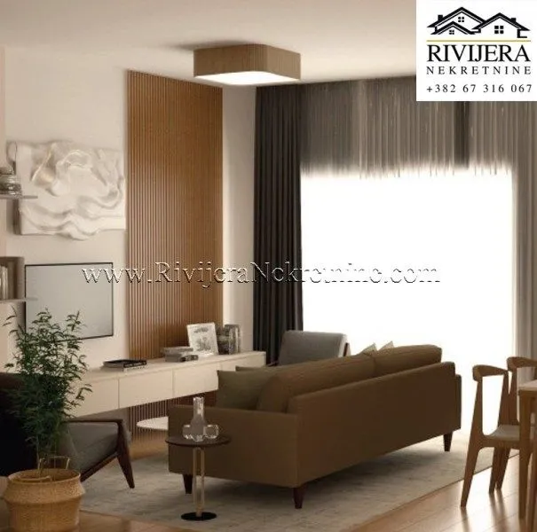 Prodaja, jednosoban stan, 44m², Kava, Tivat