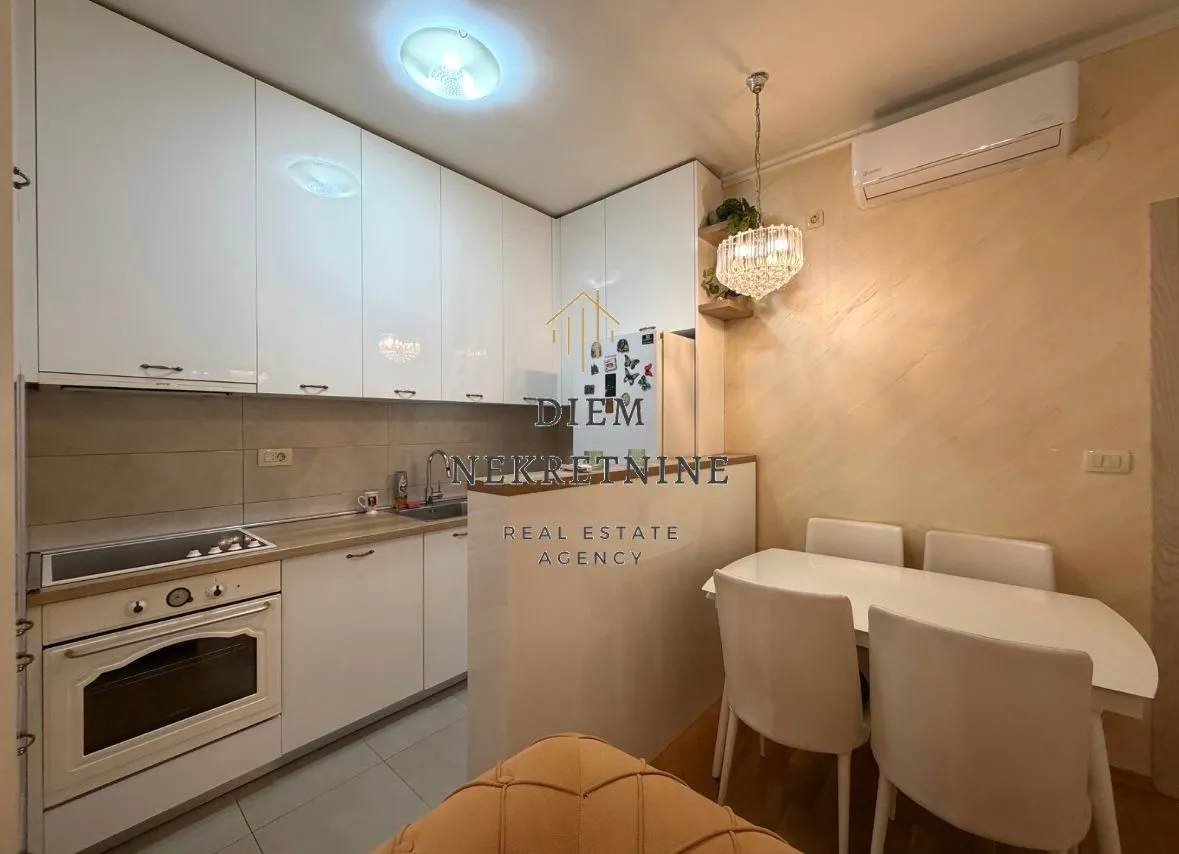 Rent, one bedroom apartment, 44m², Blok 6, Podgorica