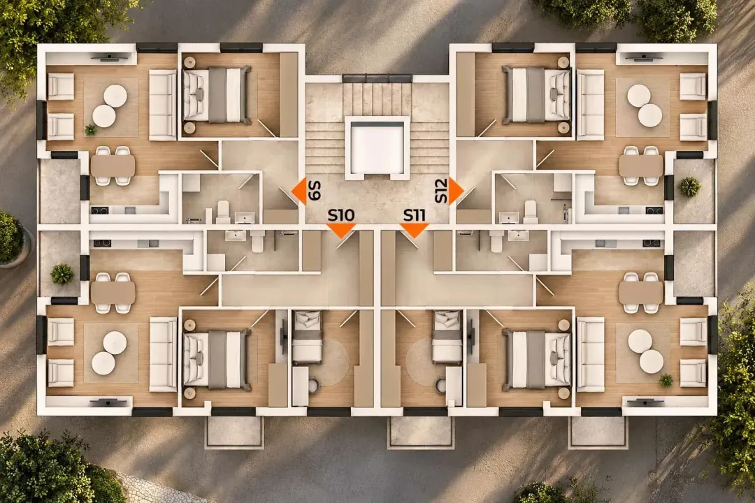 Sale, two bedroom apartment, 64m², Kakaricka Gora, Podgorica