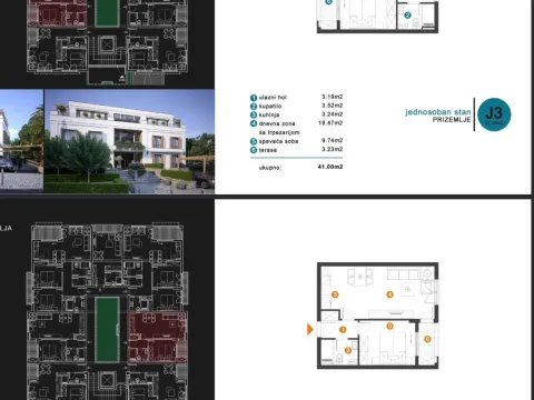 Sale, studio apartment, 27m², Dobrota, Kotor - image 6