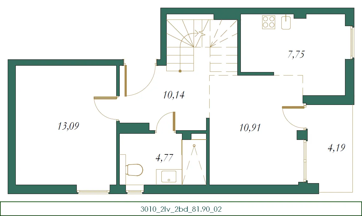 Sale, apartment, 78m², Kolašin, Crna Gora