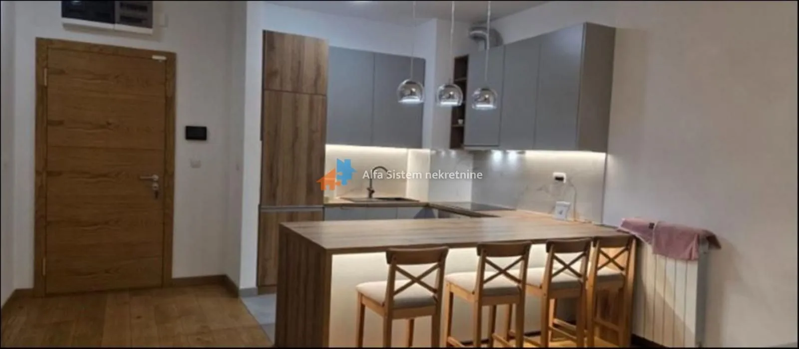 Izdavanje, dvosoban stan, 55m², Novi Beograd Blok 65, Novi Beograd Sve Podlokacije