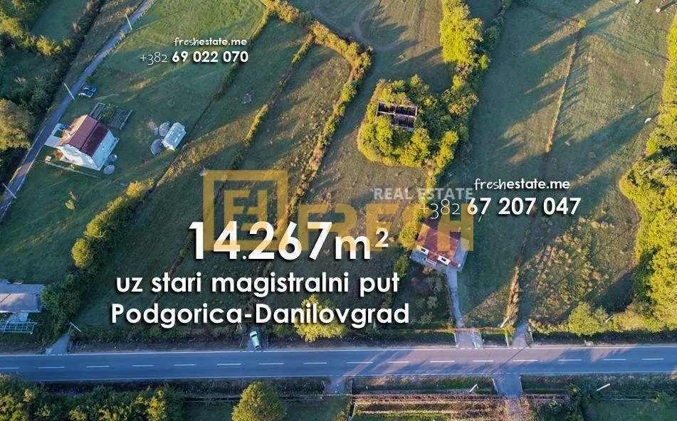 Prodaja, plac, 14261m², Danilovgrad, Crna Gora